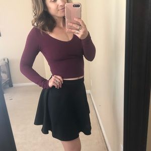 Long Sleeve Crop Top